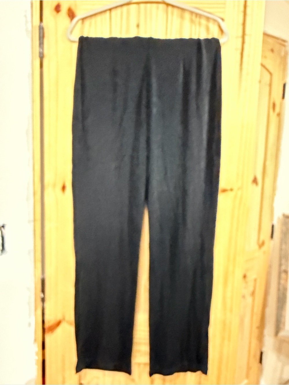 Black Women's Straight-Leg Pants